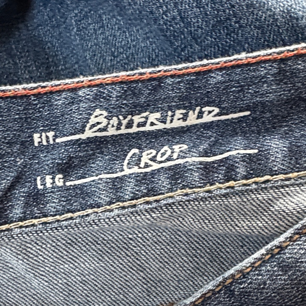 Eddie Bauer Women’s Relaxed Fit Denim Jeans, boyfriend crop , size 10 - Picture 2 of 5